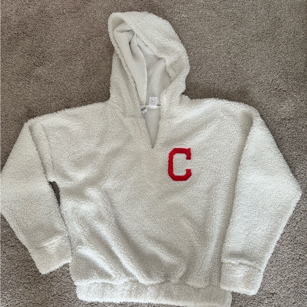 Cleveland Guardians plush hoodie MLB